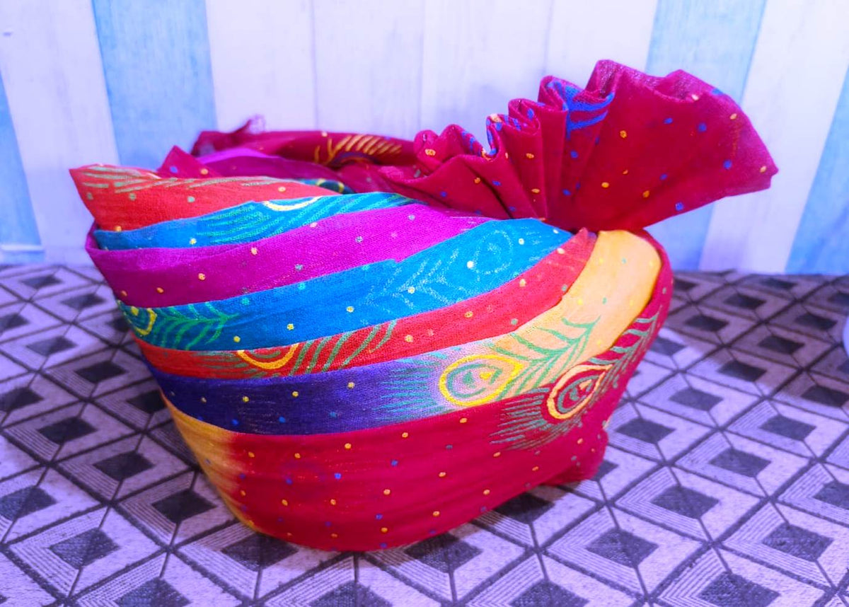 Traditional Rajasthani Groom Turban, Multicolor Wedding Pagdi, Ethnic Men's Headwear,Rajasthani Pagdi