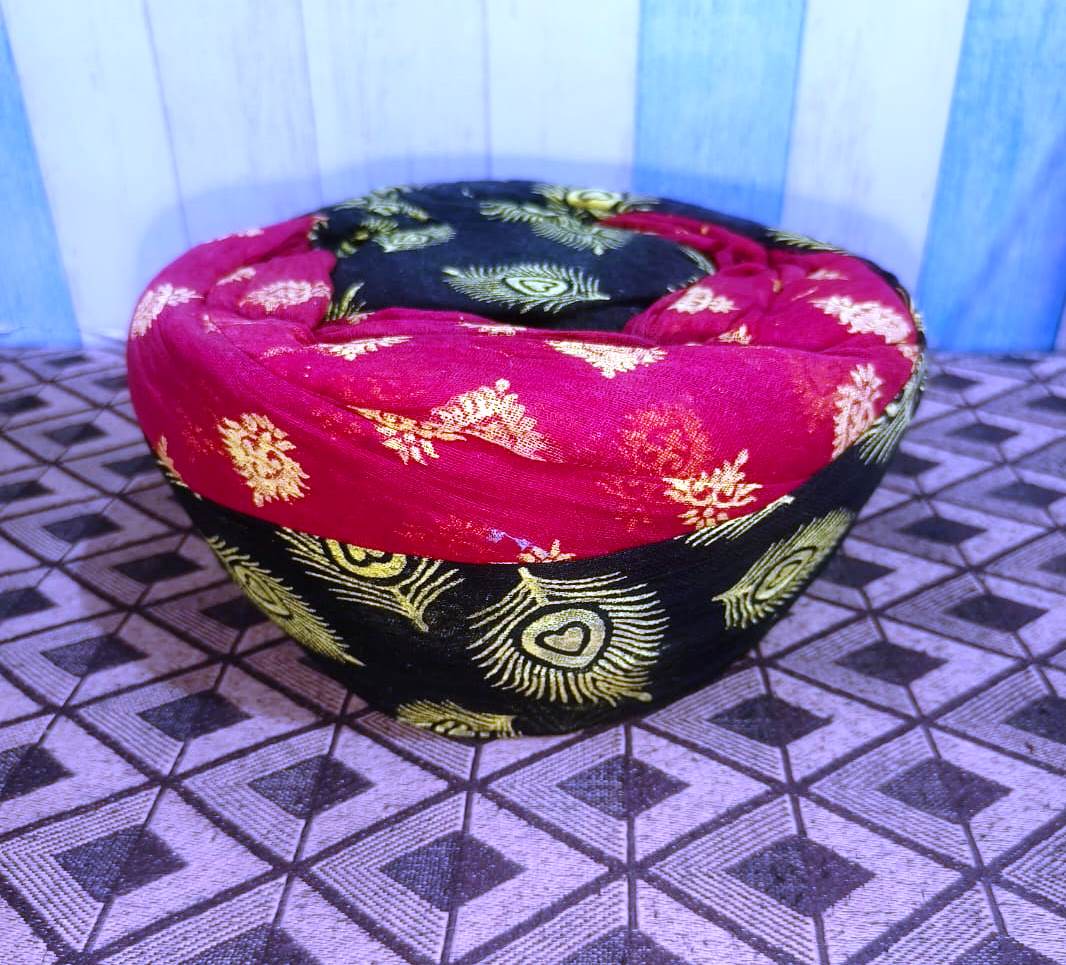 Rajasthani designing Pagdi,Rajasthani Safa Turban, Traditional Indian Groom Headwear, Royal Wedding Pagdi