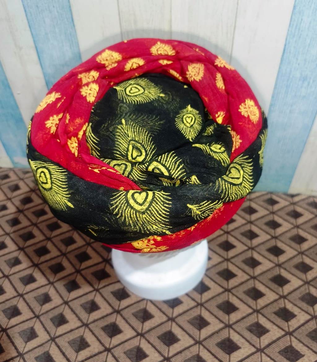 Rajasthani designing Pagdi,Rajasthani Safa Turban, Traditional Indian Groom Headwear, Royal Wedding Pagdi