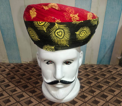 Rajasthani designing Pagdi,Rajasthani Safa Turban, Traditional Indian Groom Headwear, Royal Wedding Pagdi