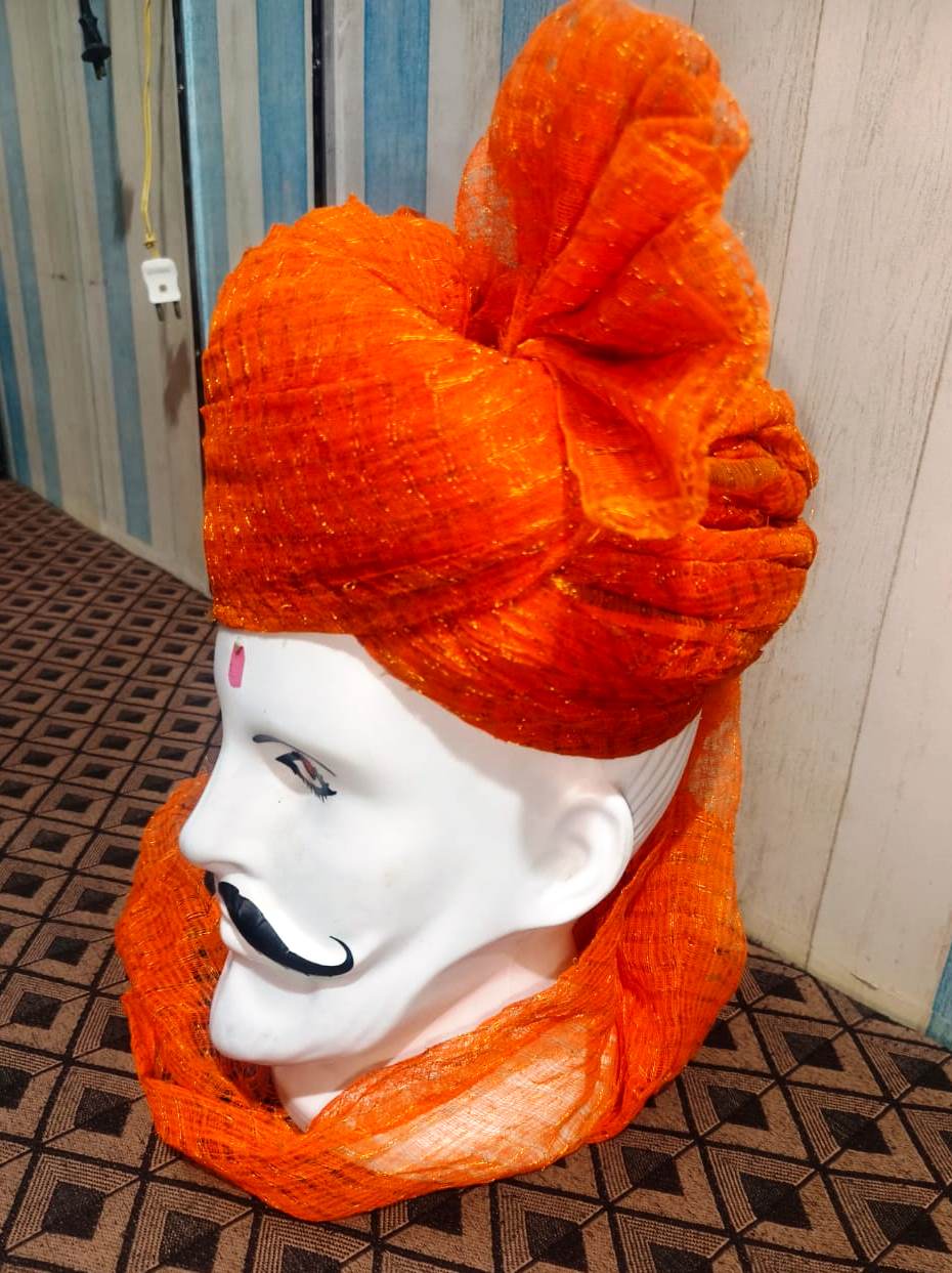Rajasthani Pagdi,Rajasthani Safa Turban, Traditional Indian Groom Headwear, Royal Wedding Pagdi