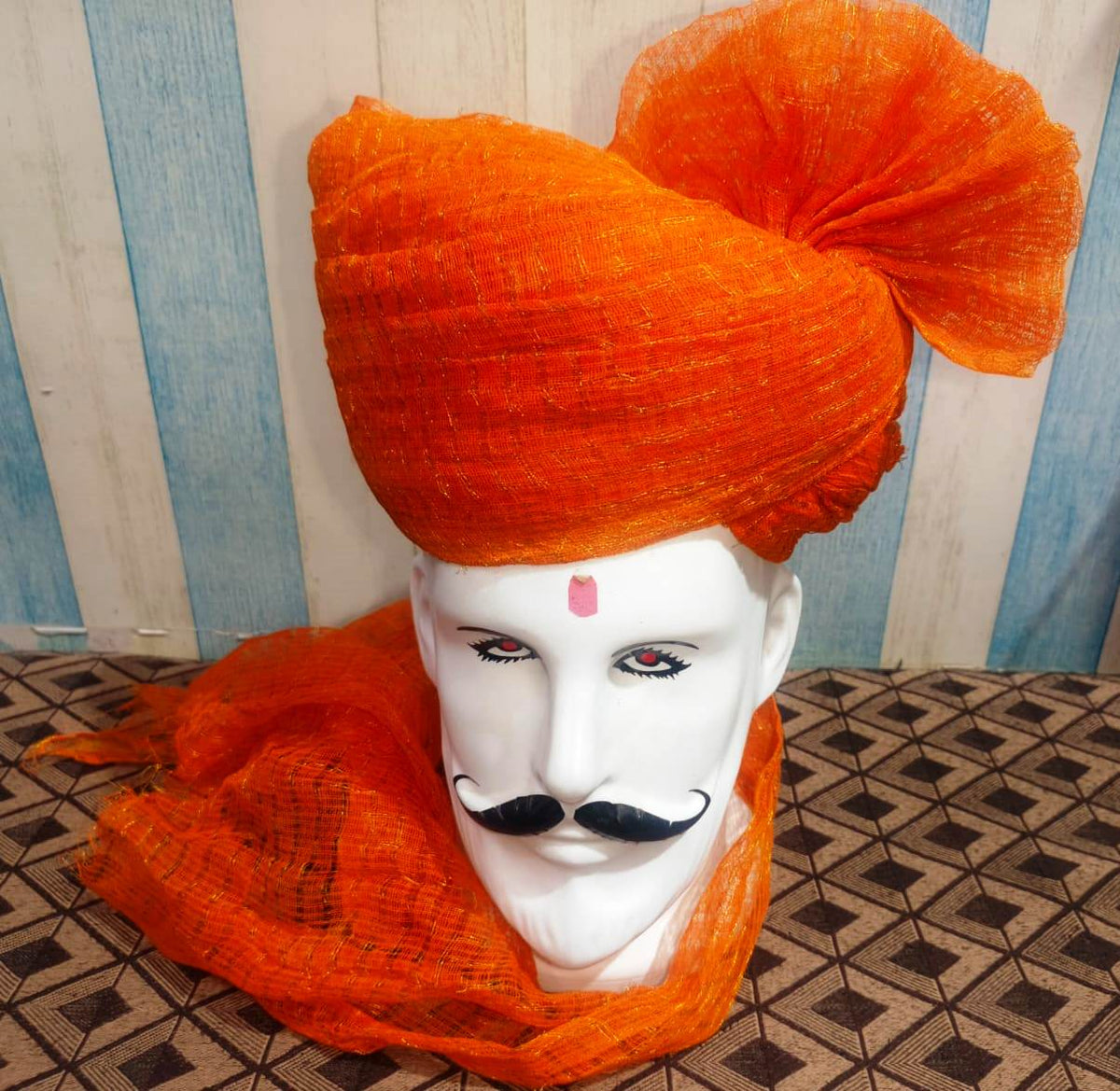 Rajasthani Pagdi,Rajasthani Safa Turban, Traditional Indian Groom Headwear, Royal Wedding Pagdi