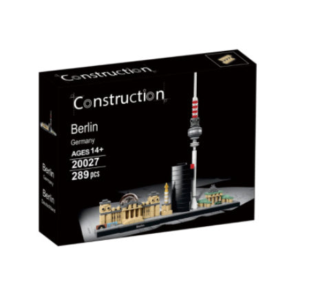 Architecture Paris Dubai London Sydney Chicago Shanghai Building Blocks Kit Bricks Classic City Model Kid Toys For Children Gift